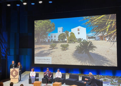Presentació de Fundació Mas Miró a la conferència.